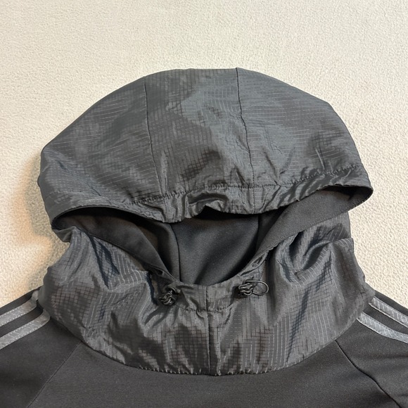 Adidas USF South Florida Bulls COLD.RDY Hoodie Mens XL Black Neon Green Logo - Picture 4 of 10